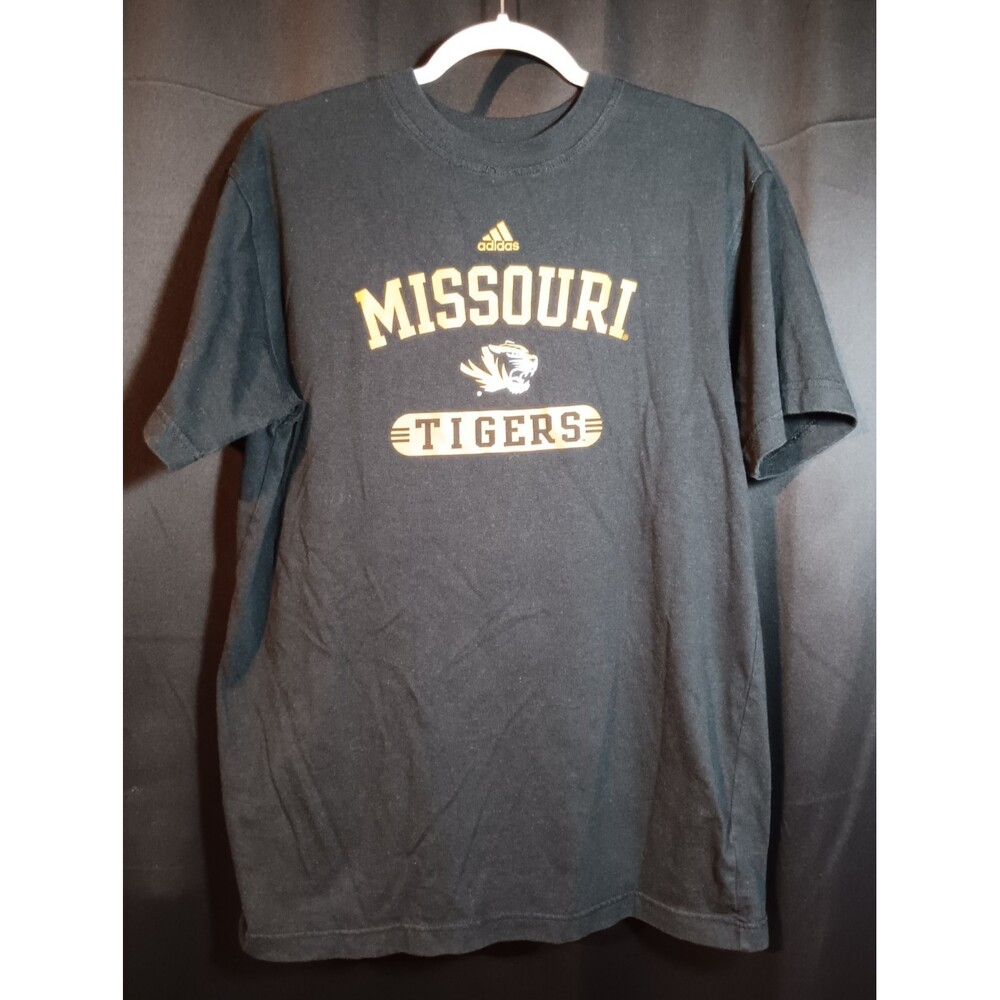 Missouri Tigers Adidas XL 18/20 Shirt Cotton Blend Mizzou Baseball Tee